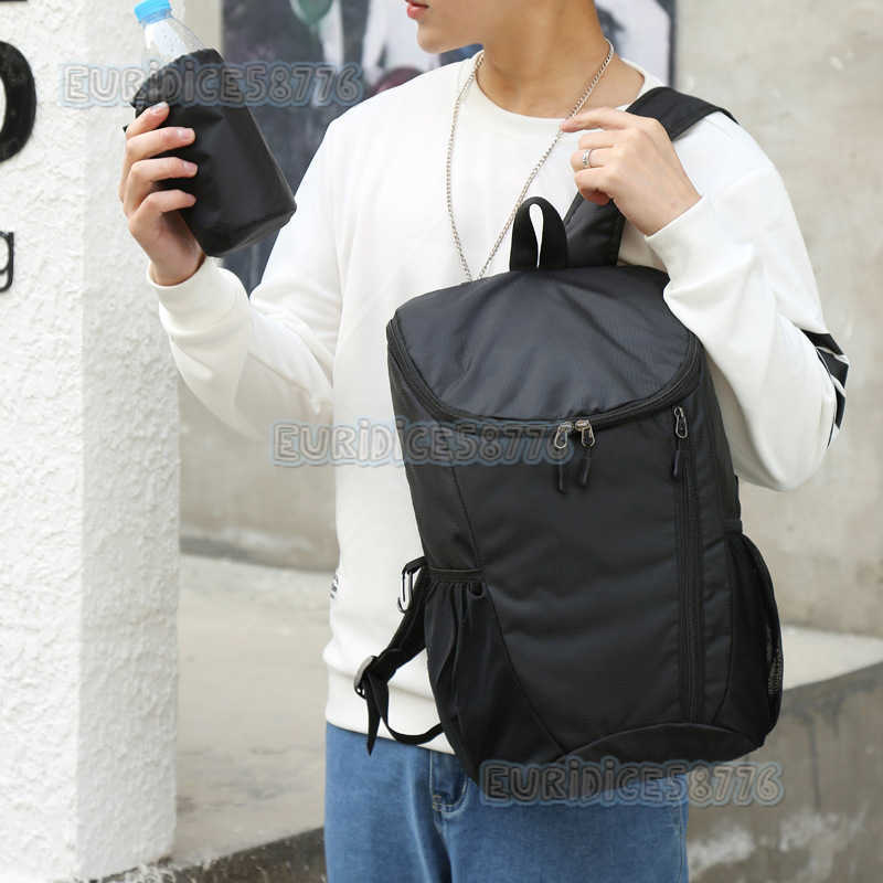 Folding Bag Super Light Carrying Bag Traveling Bag Outdoor Sports Water Repellent Single Backpack H250906