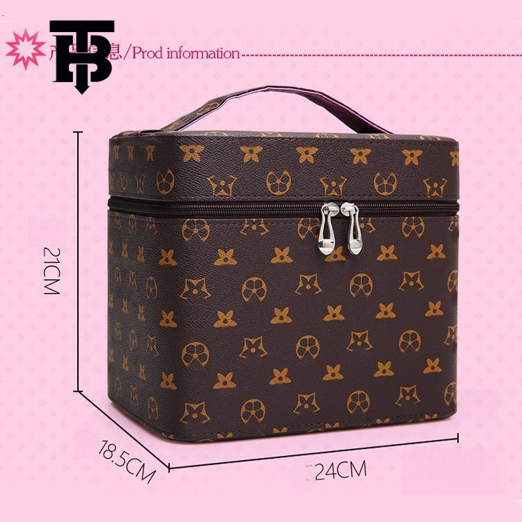 TB BHULAMTE Designer Bag Wholesale Makeup Bags Minimum Order 2025 New Large Capacity Luxury Bag Cosmetic Storage Box Internet Celebrity Small Box With