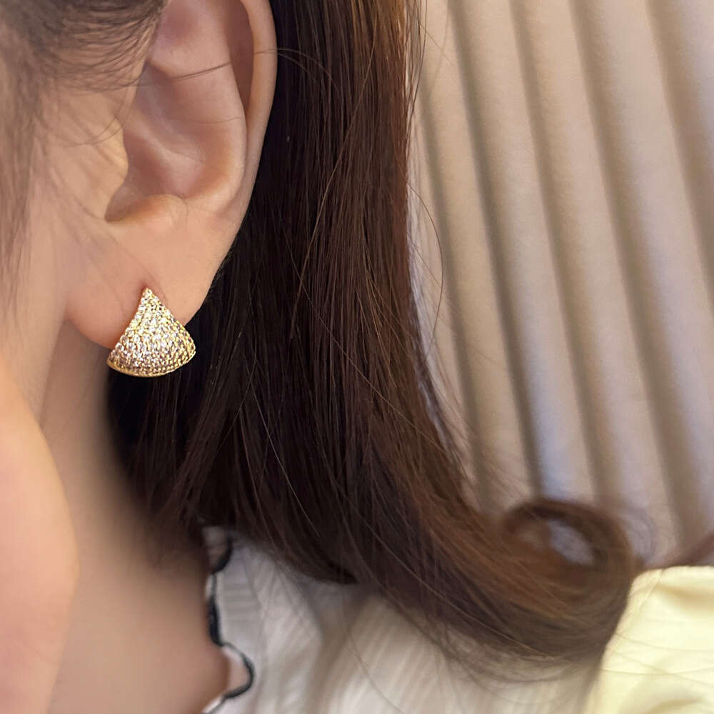 DHpet Ins - style Micro - set Zircon Earrings: Versatile and High - end