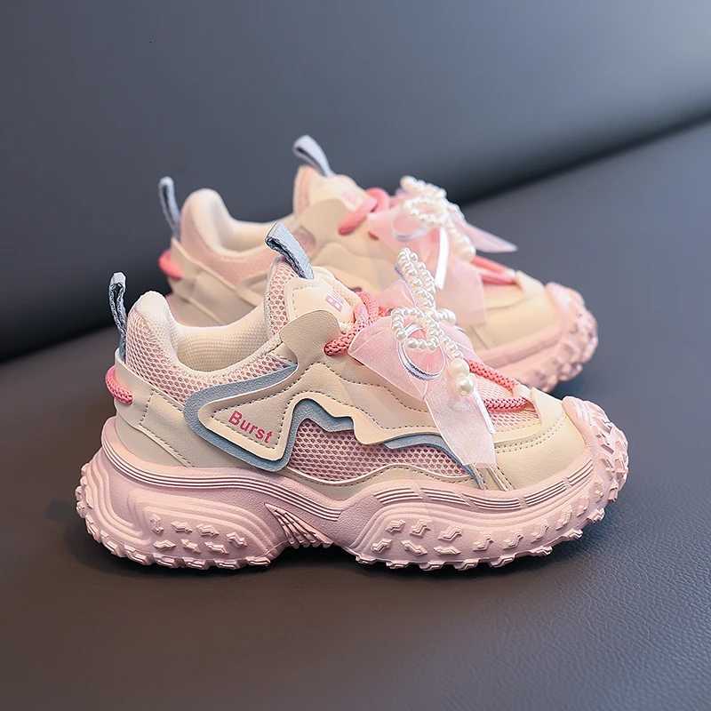 2025 Original Boy Shoes Sle Children Sneaker Chunky Sole Breathable Mesh School s Casual Shoes Sports Tennis Boy Sneaker W250910 S251027