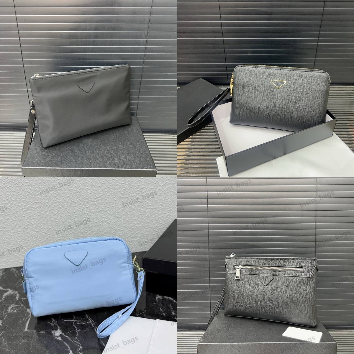 Luxury Holder Briefcase Womens Designer Clutch Bags Lady Make Up Bag Hobo Wallet Purse Woman Mens Leather Shoulder Bags Luxury Makeup Bag Crossbody Bag