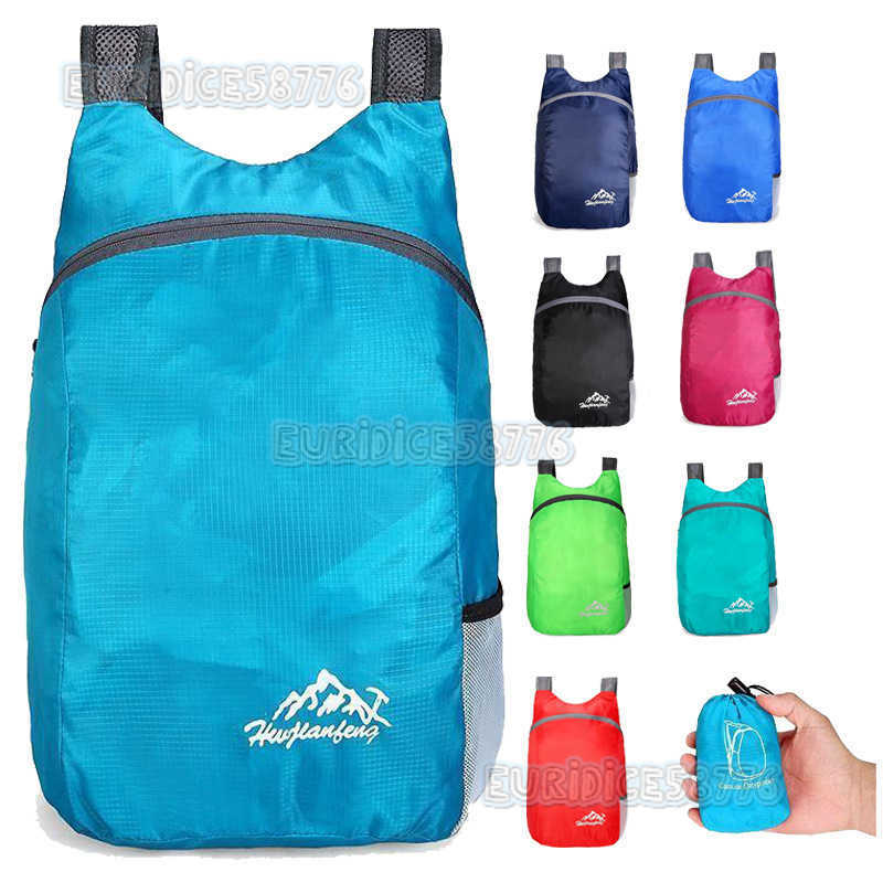 Outdoor Lightweight Sports Bag Waterproof Backpack Wearresistant Travel Bag Foldable Backpack Small Backpack Storage Small Bag H250906