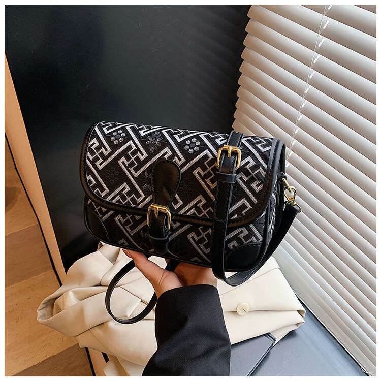 Designer Bag Luxury Bag Stylish Spring Small Sized Shoulder Bag Chinese - Style PU Square Bags With Unique Designs Women