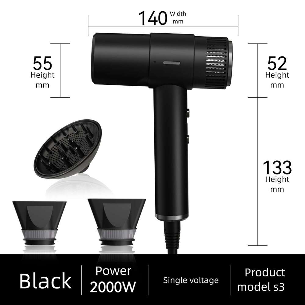 High Power Speed Negative Ion Care Wind Dry Hair Dryer