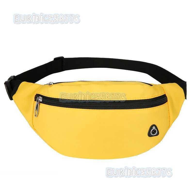 Fashion Sports Outdoor Waist Bag Unisex Solid Color Multifunctional Large Capacity Chest Bag Multifunctional Phone Coin Purse H250906