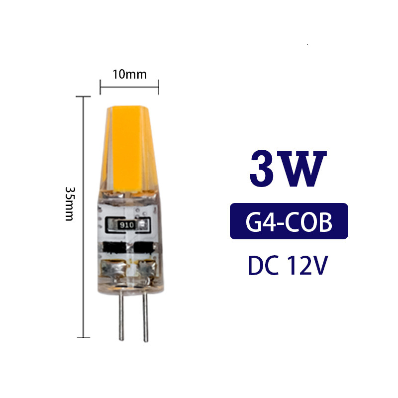 LED Silicone G4G9E14 High Brightness G4 Threaded LED Beads Corn Pin High Voltage Crystal Lamp Corn Lamp Insert Bubble