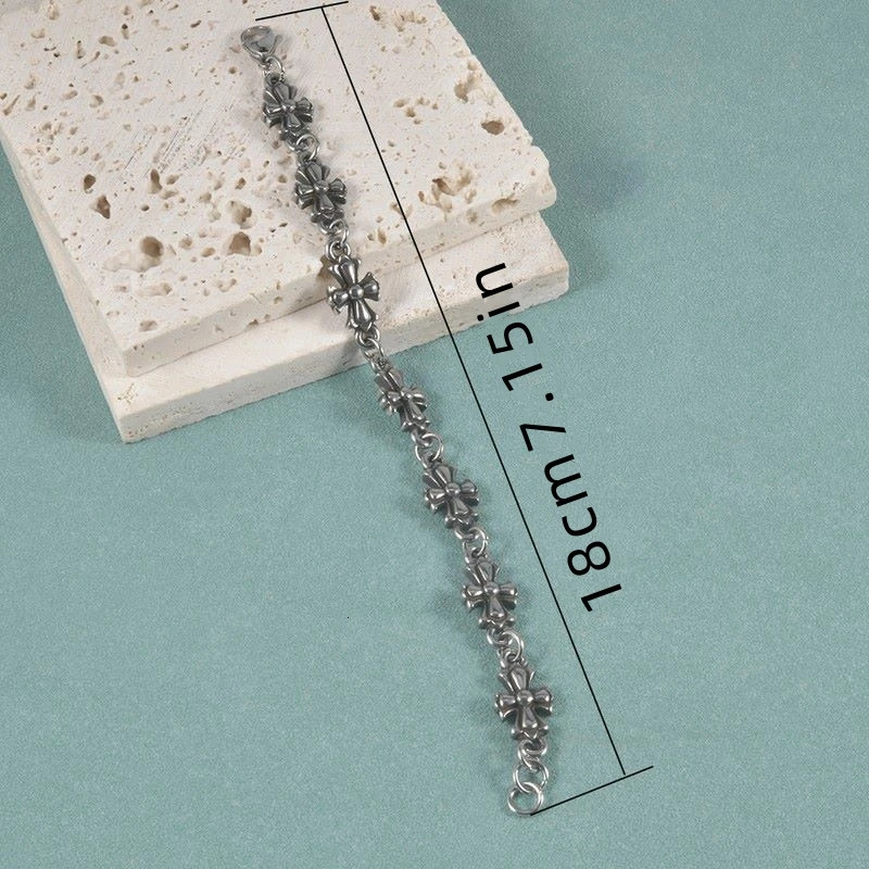 Fashion Personalized Gothic Cross Bracelet for Men Women Vintage Hip Hop Rock Party Gift European and American trends 250905