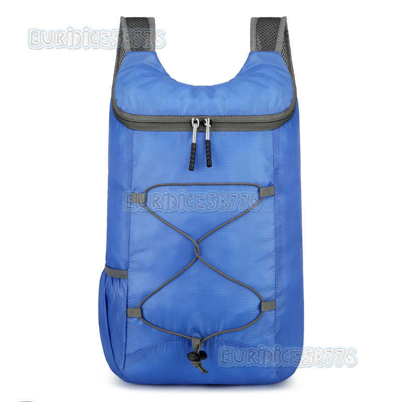 Skin Bag Travel Backpack Mens and Womens Ultra Light Sports Bag Portable Outside the Household Foldable Backpack Printed H250906