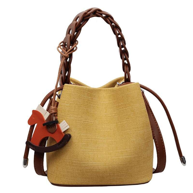 Niche Design Simple Elegant Bucket 2025 New Women's Versatile Fashion Trendy High-end Crossbody Bag