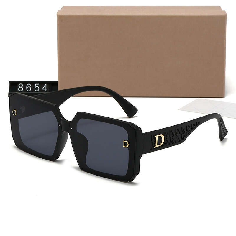 New Women's High-End Fashion Large Square Korean Trendy Internet Celebrity Street Style Sunshade Sunglasses 8654 ca7