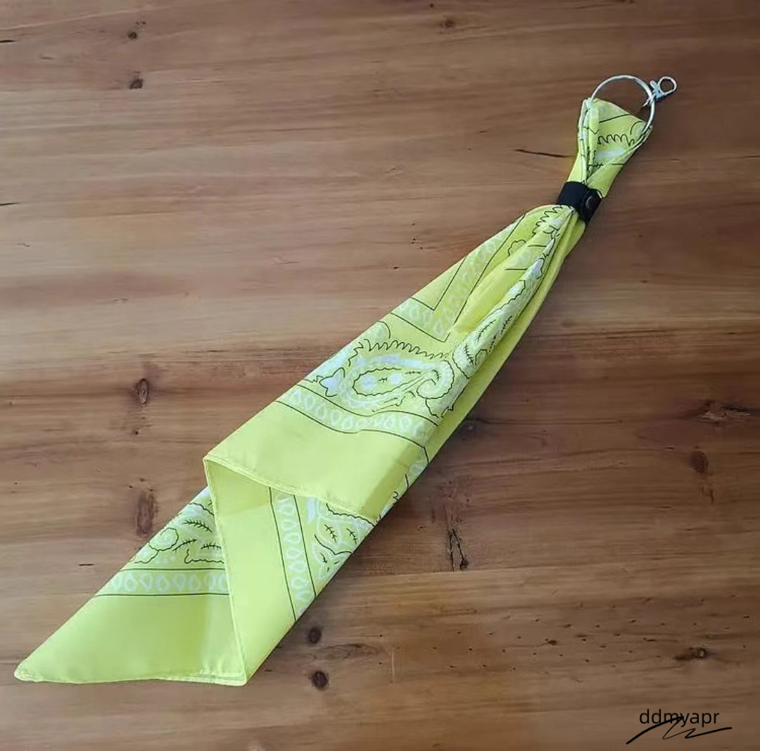 Trendy Keychain With Paisley Bandana Ribbon - Hip Hop Streetwear Style Ddmydec For Jeans And Pants