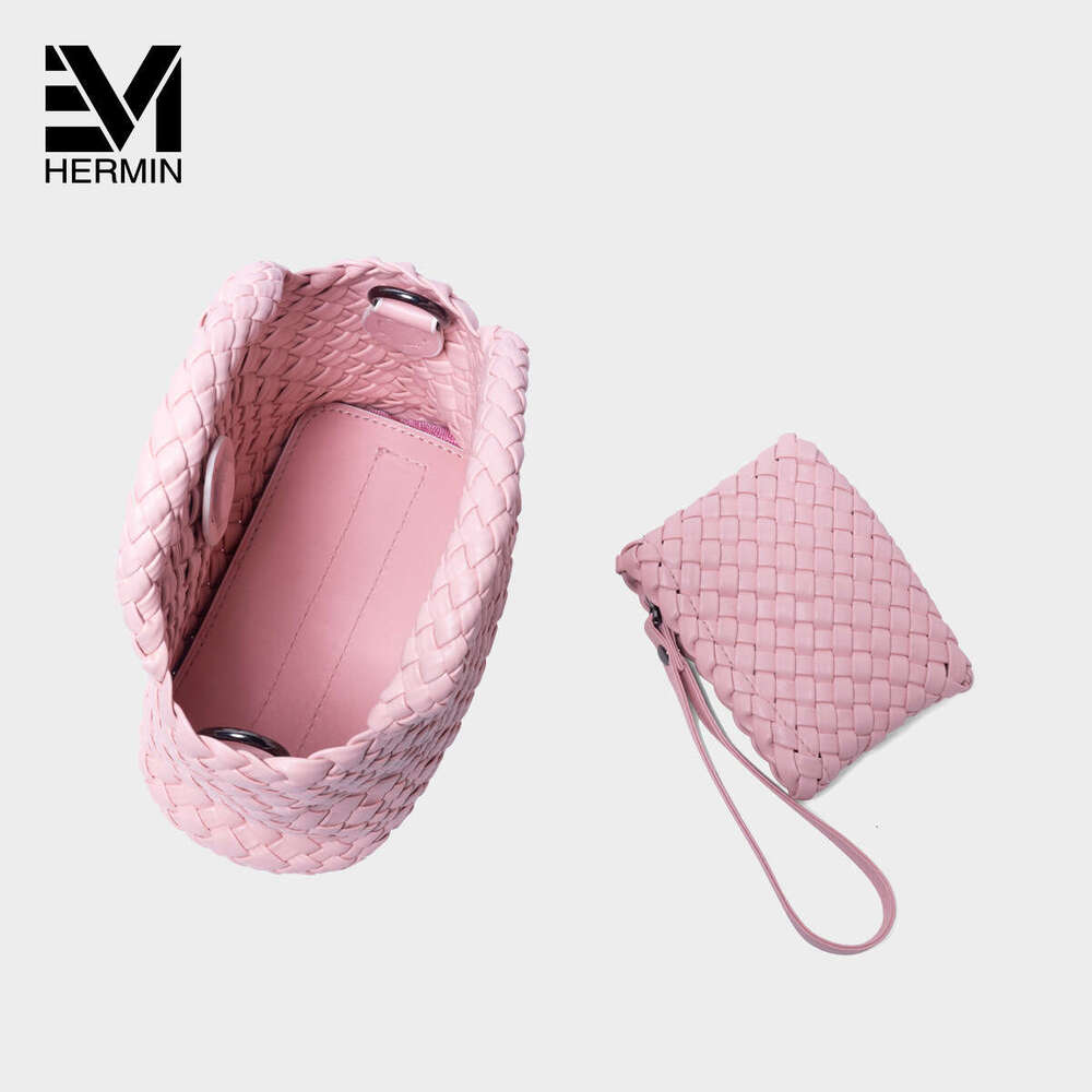 Heming Handwoven Tote for Women, High-end Fashion Handheld Basket, Shoulder and Crossbody Bag 5008