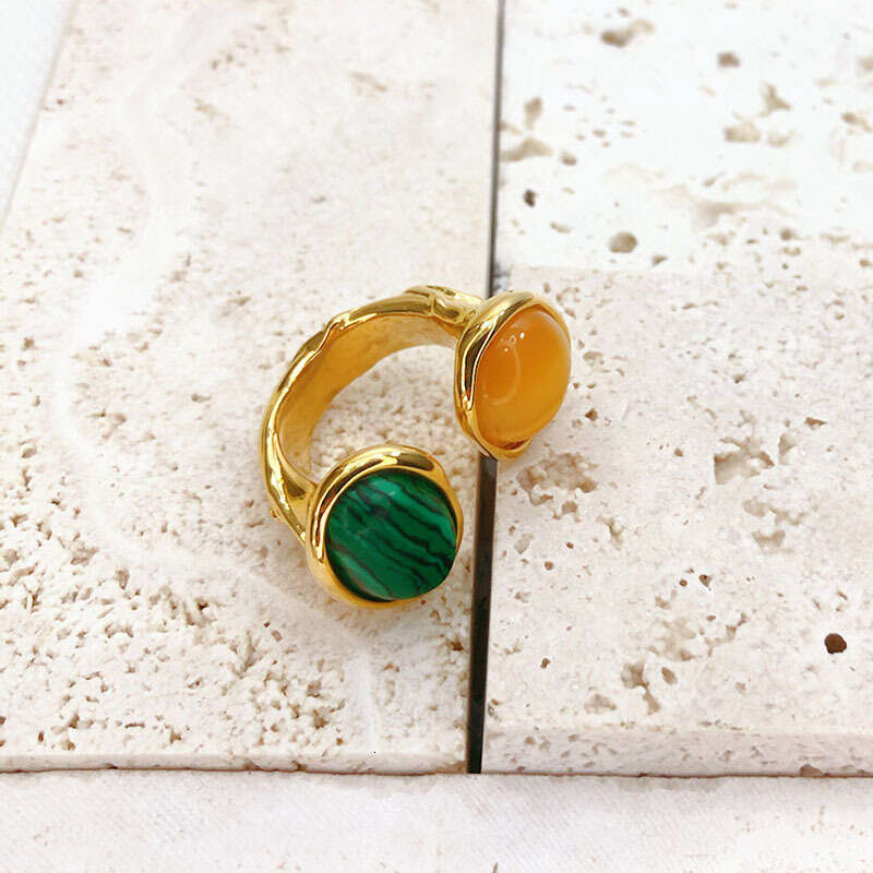 DH collections: New French Open for Women, Elegant and Exaggerated Men's Index Finger Ring with Inlay