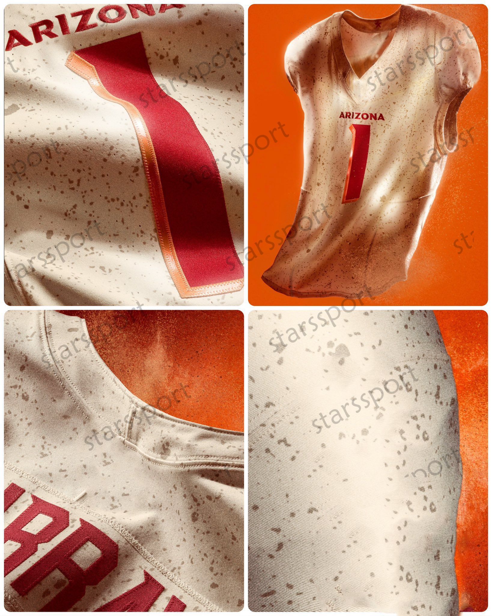 18 Marvin Harrison Jr 2025 Rivalries Beige Football Jersey 1 Kyler Murray Trey McBride Budda Baker Conner Benson Hopkins Hernandez Wilosn Tune Sweat C