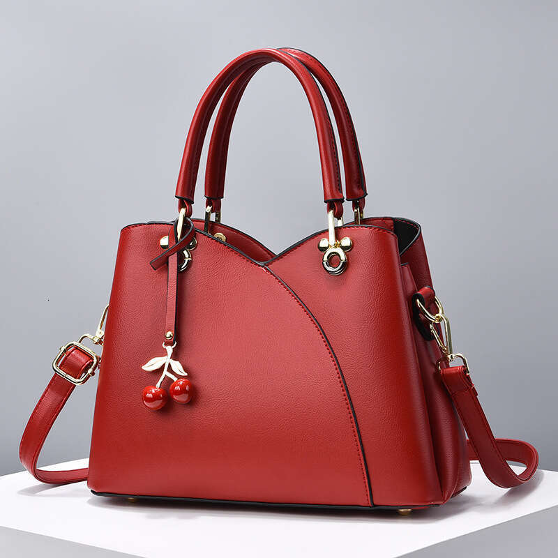 Solid Color Handbag Large Capacity Women's 2025 New Fashion Versatile Crossbody Bag