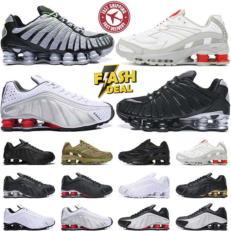 Designer sneaker shox tl ride 2 shoxs Running Shoes for men triple yellow Olive Sier Outdoor mens Sports runners trainers sneakers
