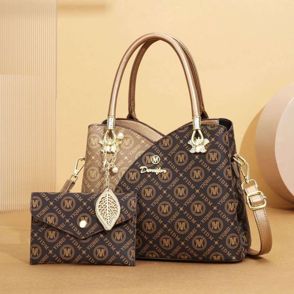 Bag with a High-End Feel, Large Capacity, Printed Women's New Fashion Tote Shoulder Bag, Handbag for Women