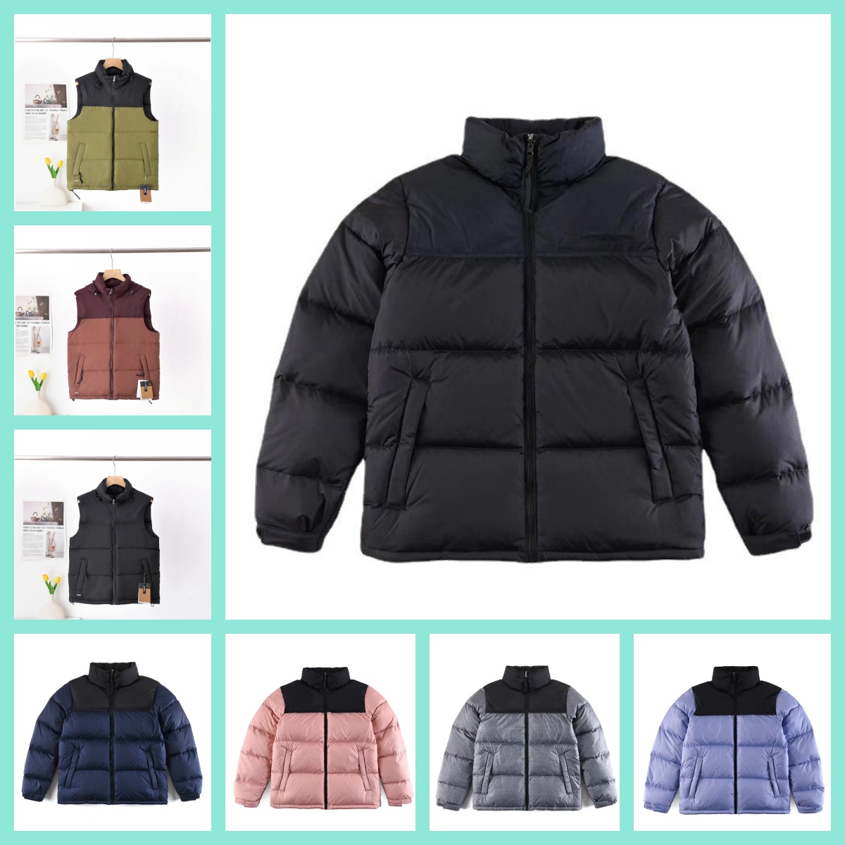 Mens jacket norths Designer vests Winter puffer Jackets Down coat winter jacket women vest Puffers Parka Outdoors windproof parka puffejackets outerwear coats