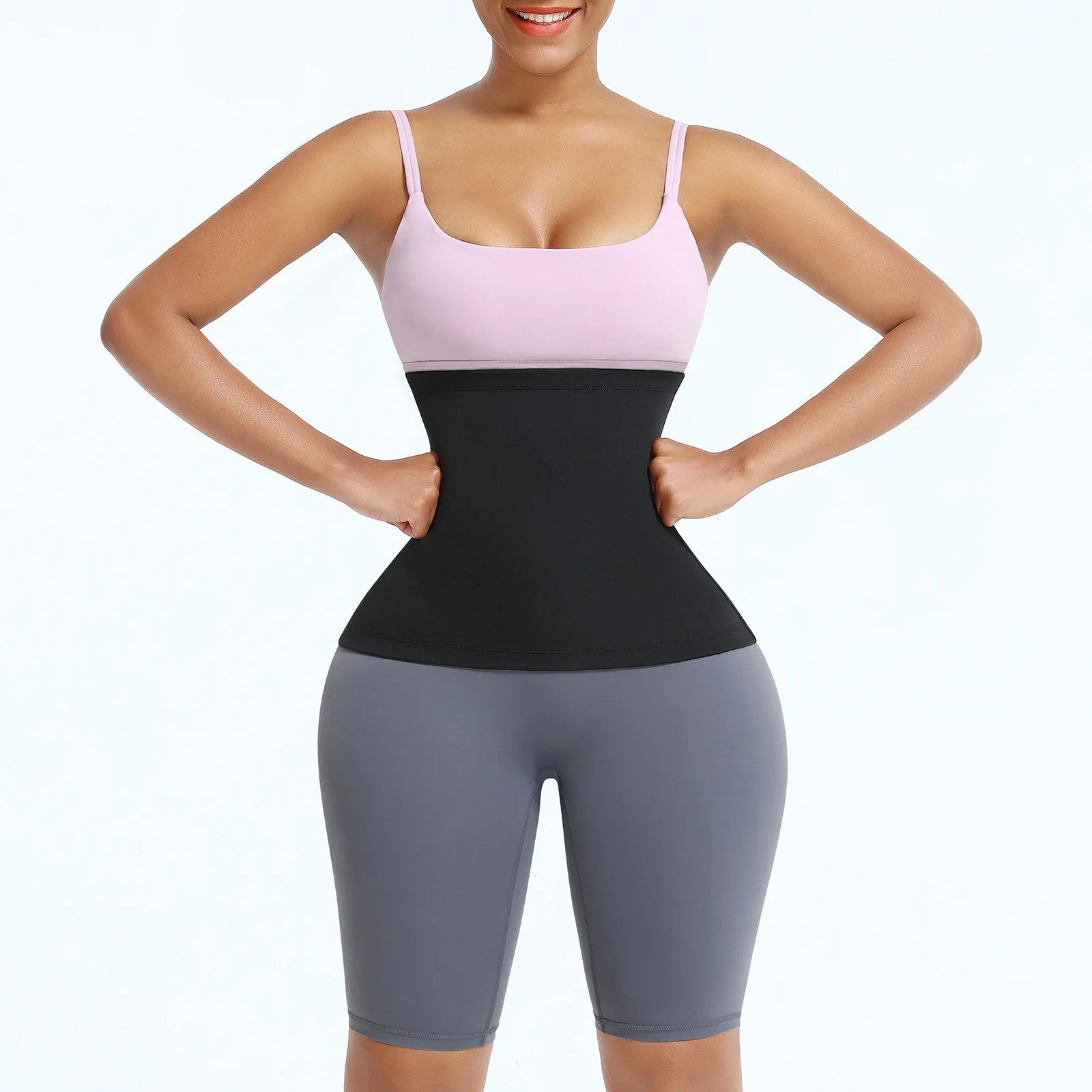 Sauna Waist Trainer Slimming Belt Women Gym Fitness Cincher Belly Control Corset Sweat Fat Burning Women Body Shaper Weight Loss 250905