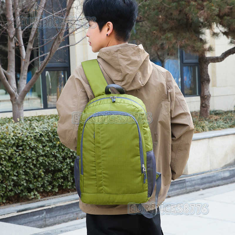 2025 Spring New Outdoor Sports Backpack for Men and Women Casual Travel Lightweight Double Shoulder Bag Customizable H250906