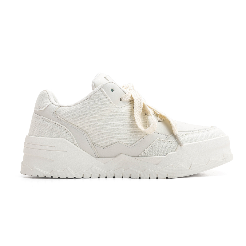 White shoes versatile couple style bread shoes women's height increasing casual shoes panda breathable board shoes men's trendy brand sports