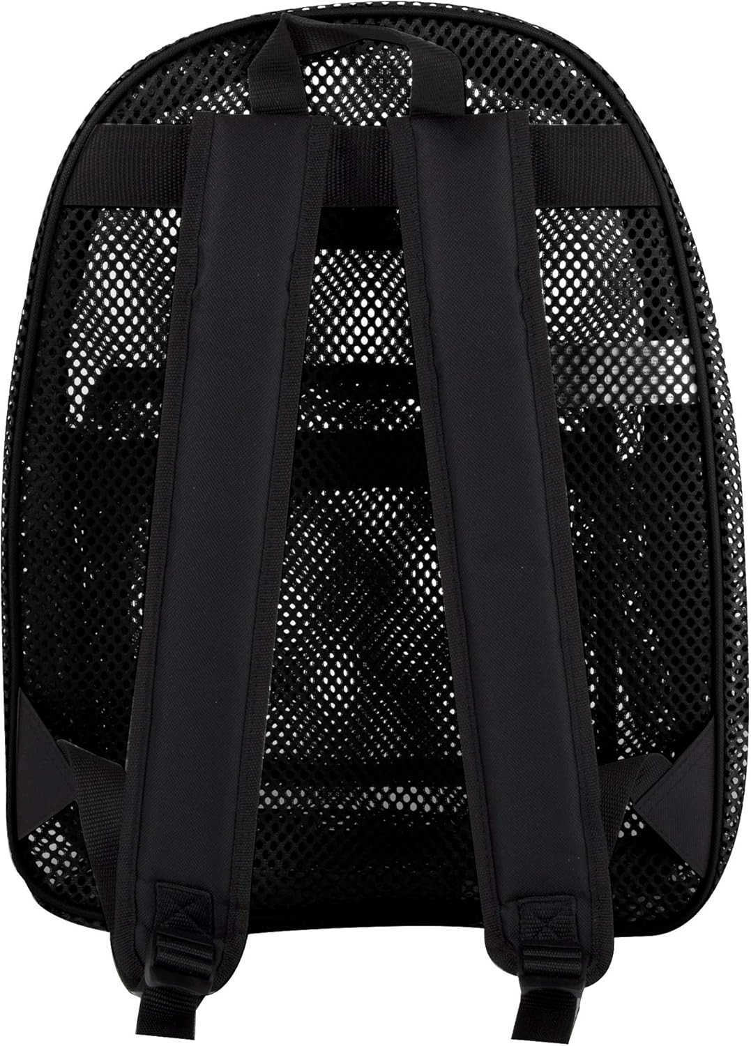 Ridge Mesh Backpacks for Kids Adults School Beach and Travel Colorful Transparent Mesh Backpacks with Padded StrapsZ250906