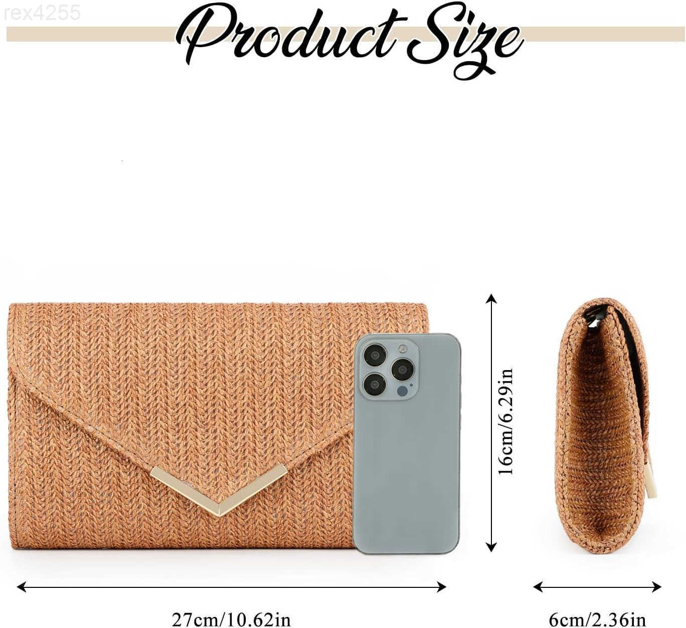 Straw Clutch Purse Raffia Rattan Summer Evening Bag Woven Beach Handbags for Women Wedding Vacation Travel Party 2025W250906