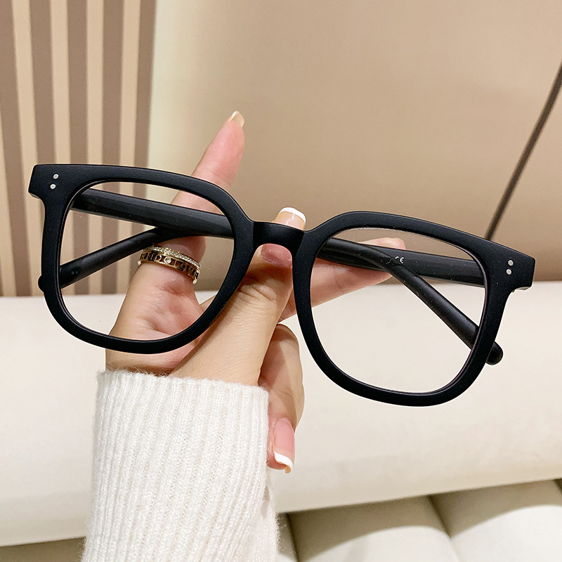 Anti-blue Designer Sunglasses For Women Men Business Glasses Frame Anti-blue Light Flat Mirror Glasses Square Frame Sunglasses KP8220