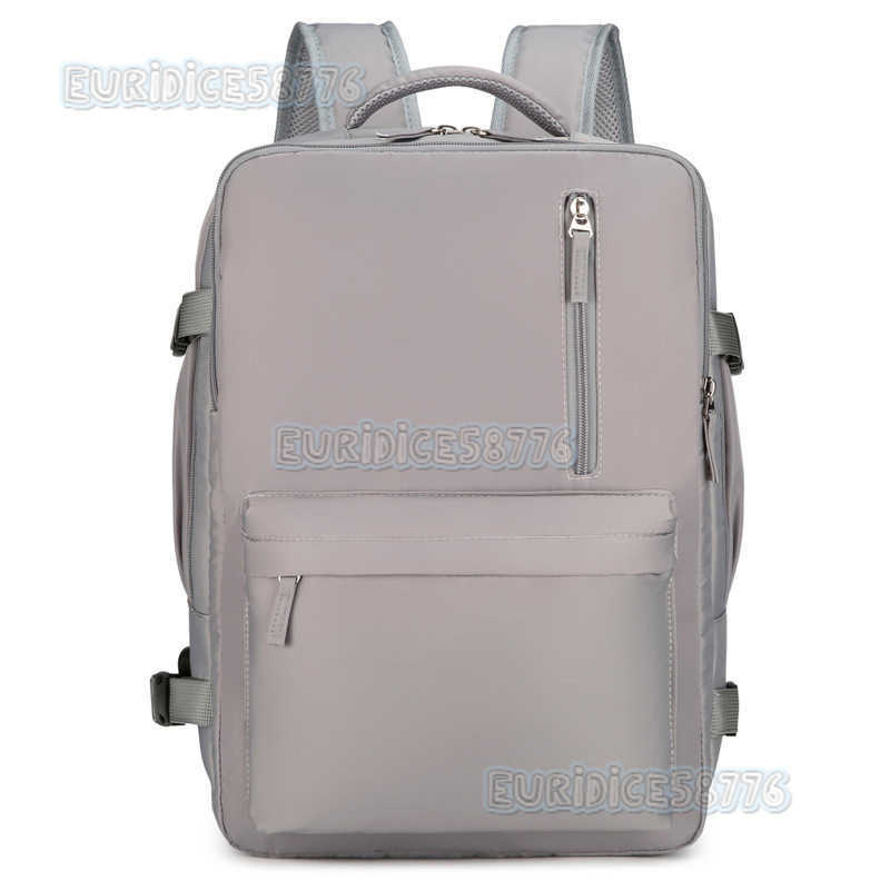 Womens Double Shoulder Laptop Bag Large Capacity Expandable Backpack Business Travel Bag Double Shoulder Bag Student Laptop School Bag H250906