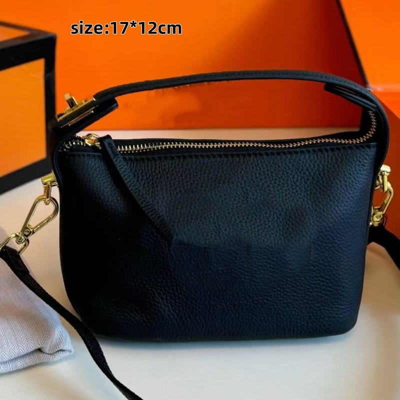 High quality new lunch box design makeup bag light luxury solid color single shoulder shopping bag women's multifunctional commuting bags