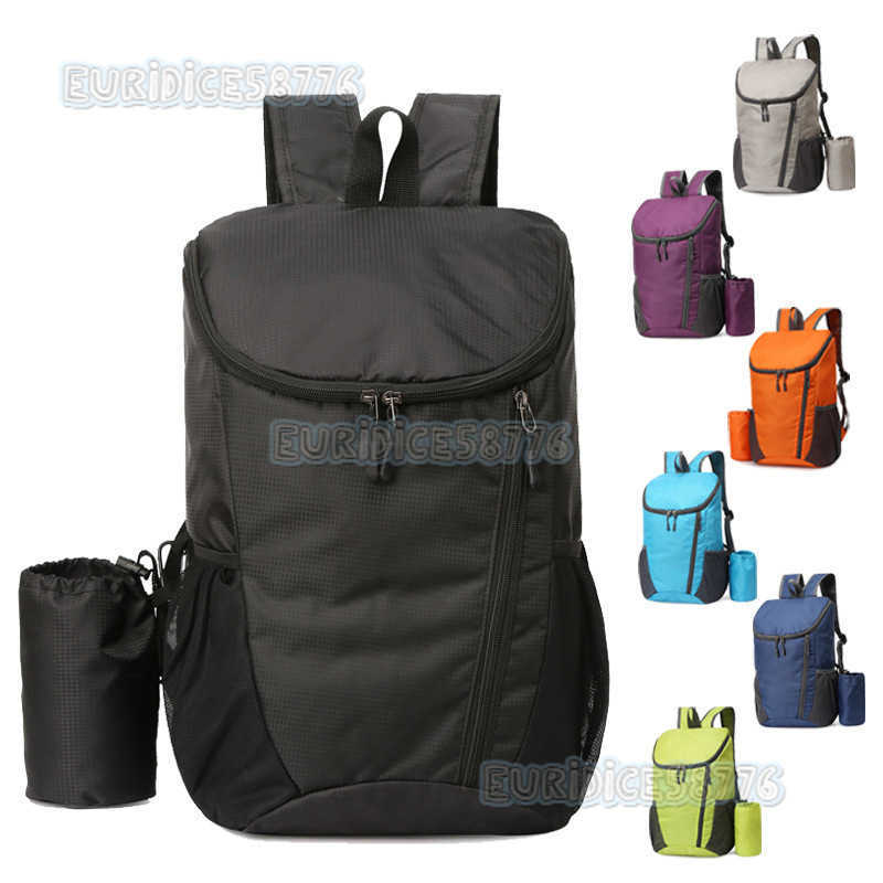 Backpack Large Capacity Foldable Bag Lightweight Waterproof Outdoor Bag Travel Sports Backpack Customizable H250906