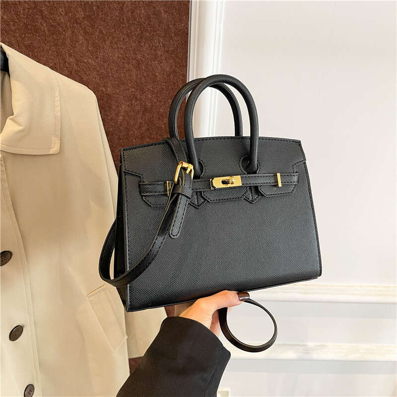2025 Autumn New Handheld Crossbody High-End Fashion Simple Versatile Lock Buckle Stylish Women's Bag