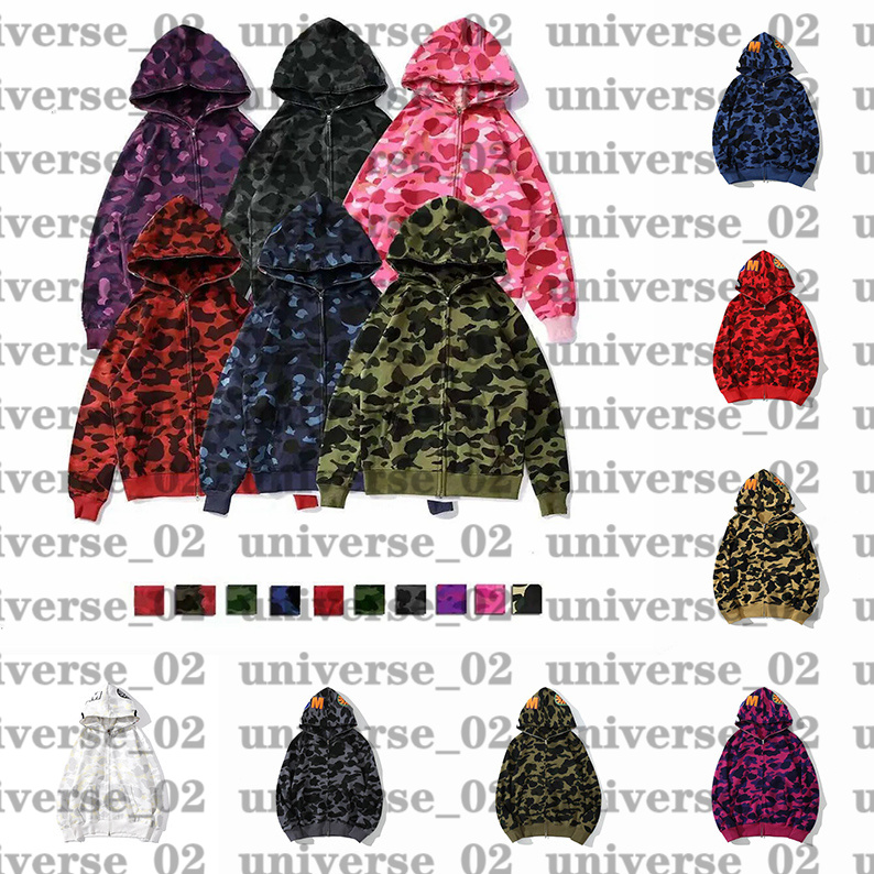 2025 hoodie mens designer shark hoodies fashion print hoodie classic zip up hooded long sleeve casual versatile sharks sweatshirt Size M-3XL
