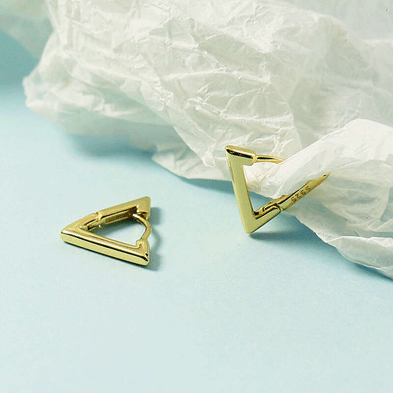 DHpet Korean Style Fashion Triangle Elegant Unisex Trendy Geometric Minimalist Earrings