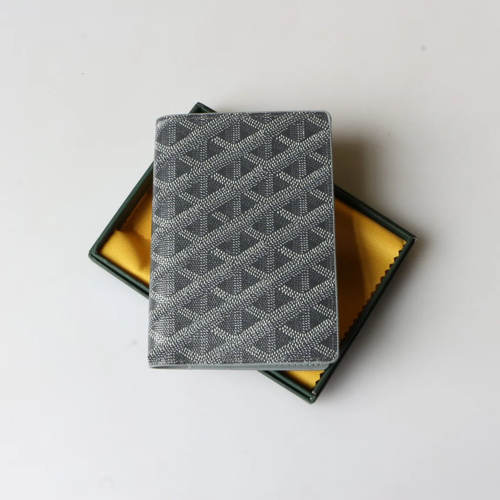 Wallet Gy Wallet Youth Leather Fashion Printed Passport Multi-Card Coin Wallet Card Holder Lightweight Waterproof Student Gift 00A Card Holder