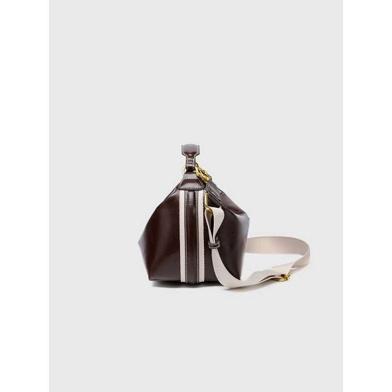 Z Brand Versatile Fashion Women's Bag 2025 New Niche Design Striped Strap Casual Shoulder Handbag Crossbody