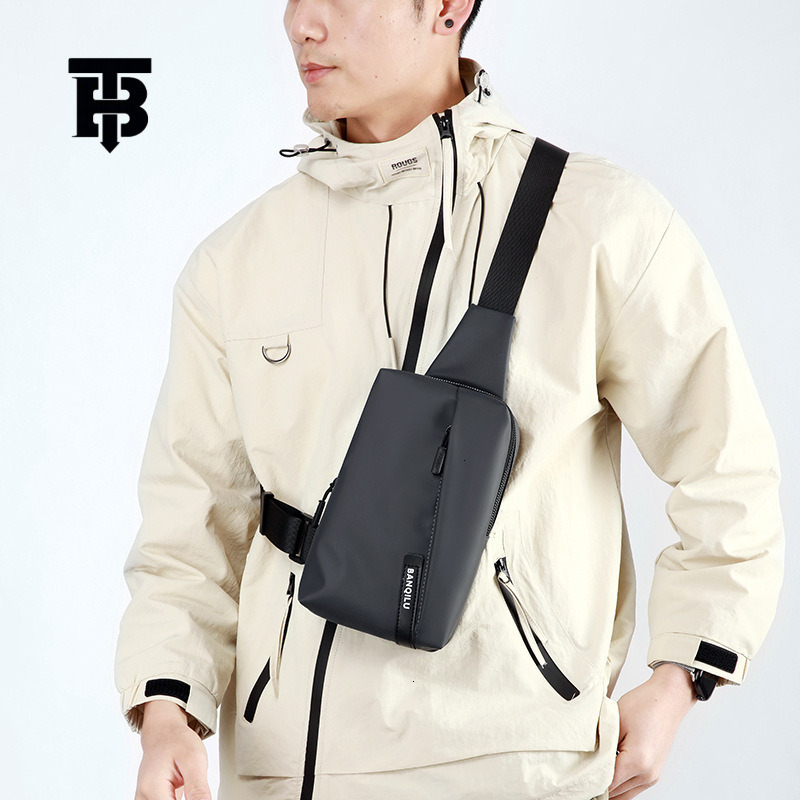 Luxury Bag Designer Bag 2025 New Men's Chest Bag Trendy Korean Version Water-resistant Crossbody Bag Fashion Business Men's Single Shoulder 