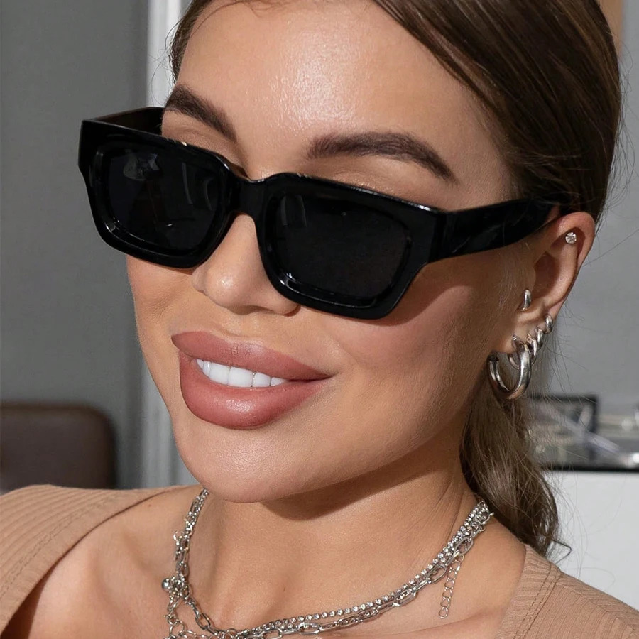 Fahion Vintage Small Square Sunglasses Men Women Retro Green Sun Glasses Unisex Ins Shades Eyewear UV400 250828