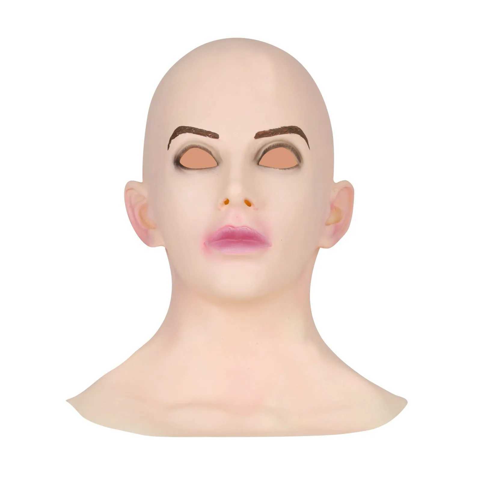 Elderly Woman Man Mask Wrinkle Full for Head Mask GrandpaGrandma Face Mask Devil Novelty Supplies Halloween Party Cosplay Props W250906