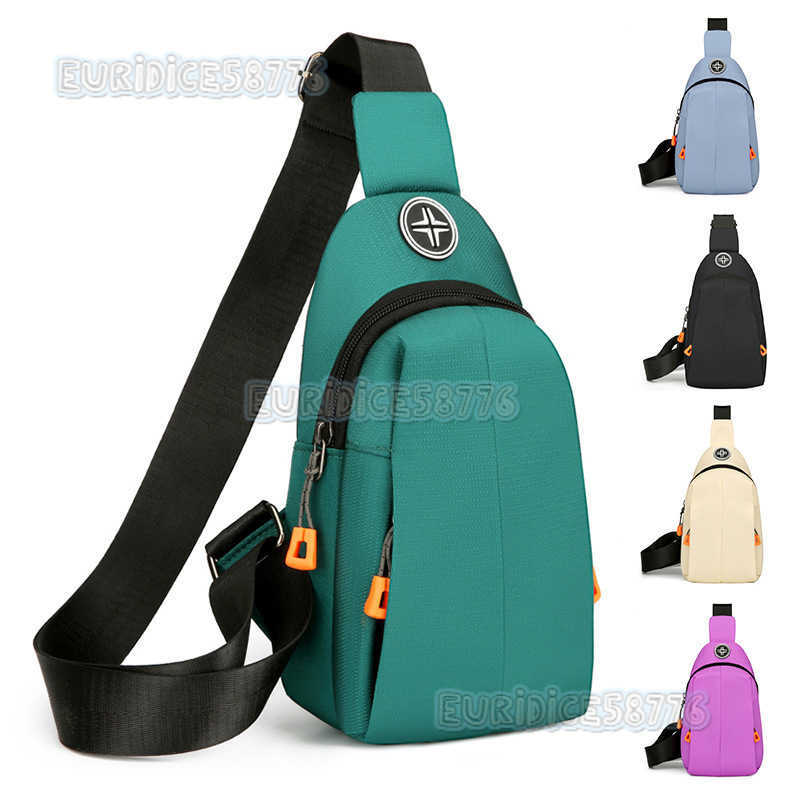 Chest Bag Anti Splashing Minimalist Womens Bag Casual Oxford Cloth Change Crossbody Bag Outdoor Sports Trend Shoulder Bag H250906