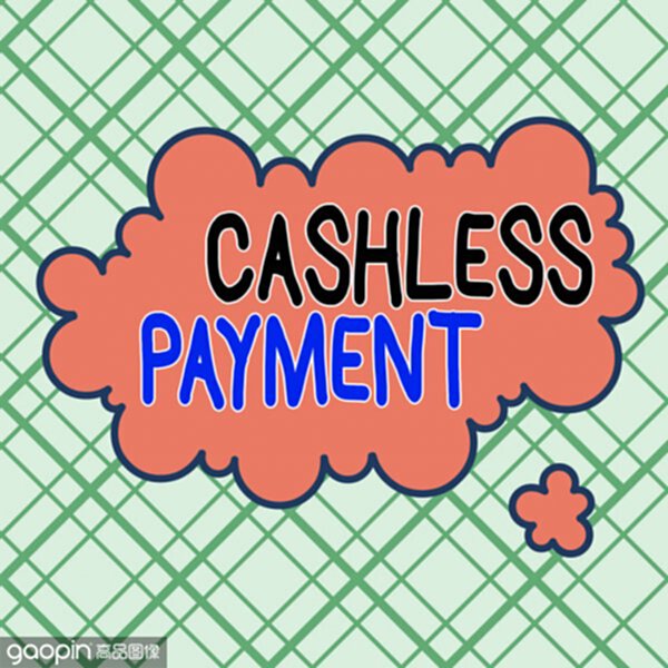 just for payment cashless or postage fee