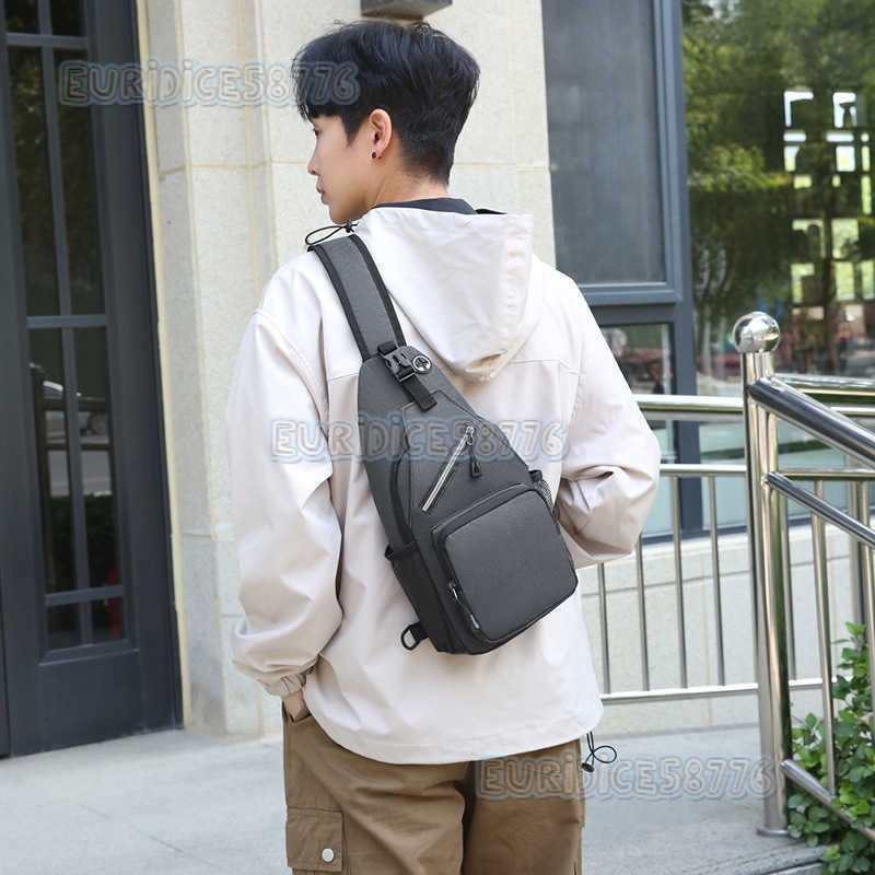 Crossbody Bag 2023 Trendy Fashion Multi Functional Chest Bag New Male and Female Outdoor Leisure Travel Fresh Shoulder Bag H250906