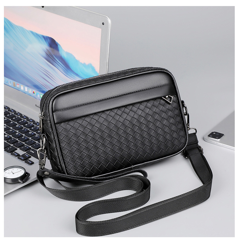 Designer Bag New Men's Clutch Fashion Business Shoulder Luxury Bag Bag Large Capacity Casual Commuter Crossbody Bag Cross-border Hot Sale Manufac