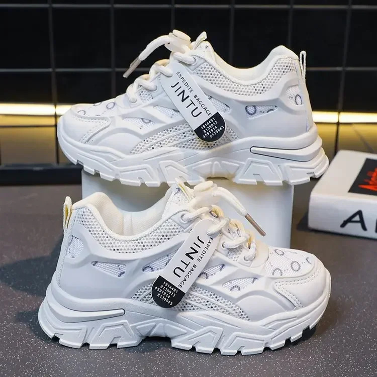 Childrens Casual Shoes 2023 Spring Style Net Breathable Nonslip Running For Boys And Girls Comfortable Outdoor Footwear y250922 XJ260303