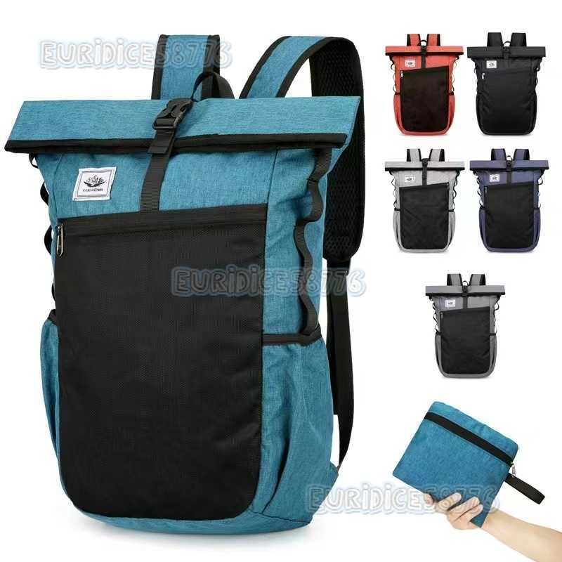 New Outdoor Folding Bag Super Lightweight Carrying Storage Bag Travel Bag Waterproof Mountaineering Bag Outdoor Backpack H250906