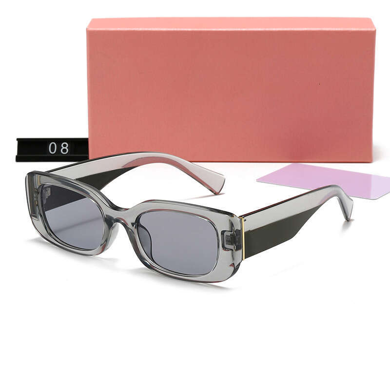New Square Frame Fashion Women's Sunglasses Trendy Casual Leisure Outdoor Travel Glasses 08Y 6e1