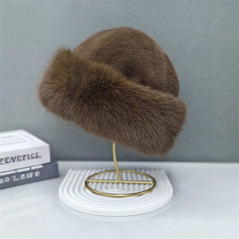 Free shipping hot sales Classic vintage Winter New Plush Cold proof Thick Hat Mongolian Hat Warm Ear Protection Hat