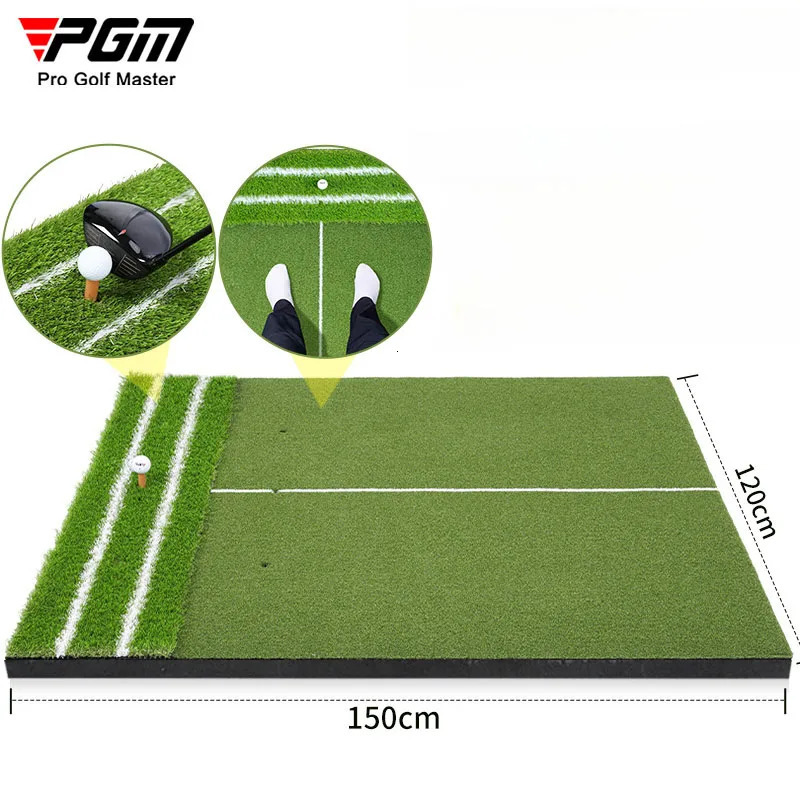 PGM Golf Strike Mats Auxiliary Line Guide 12x15m Indoor Outdoor Swing Pad DJD050 250906