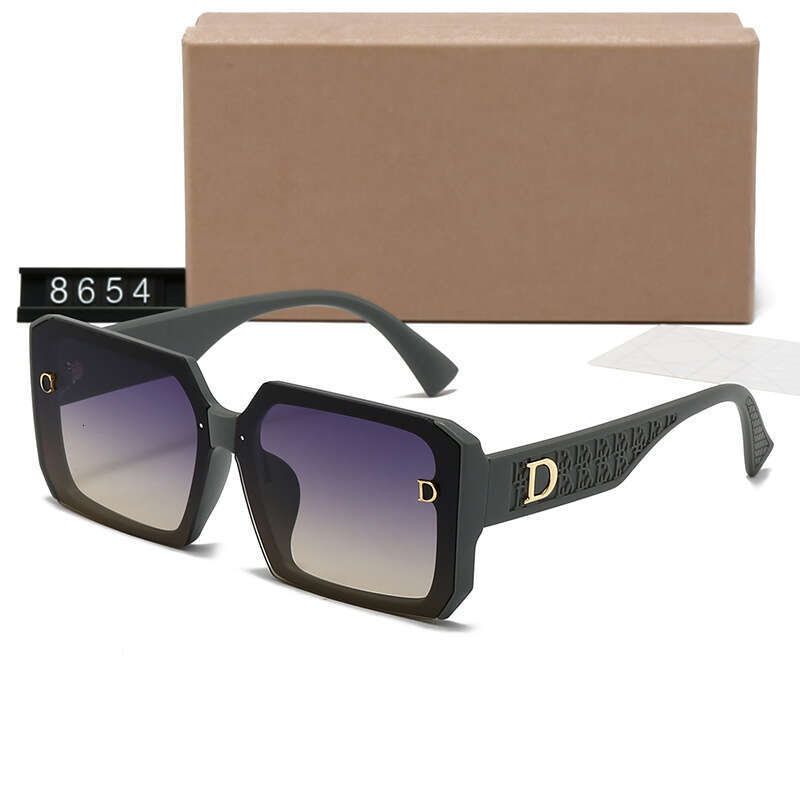 New Women's High-End Fashion Large Square Korean Trendy Internet Celebrity Street Style Sunshade Sunglasses 8654 ca7