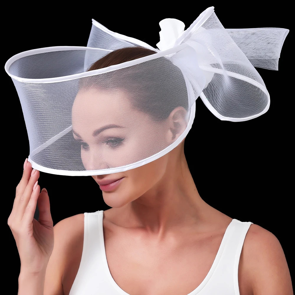 Navy Fascinator Wedding Pillbox Hat Women Elegant Fascinator Hats Hair Clip Church Ladies Party Headpiece Fashion Headwear 250905